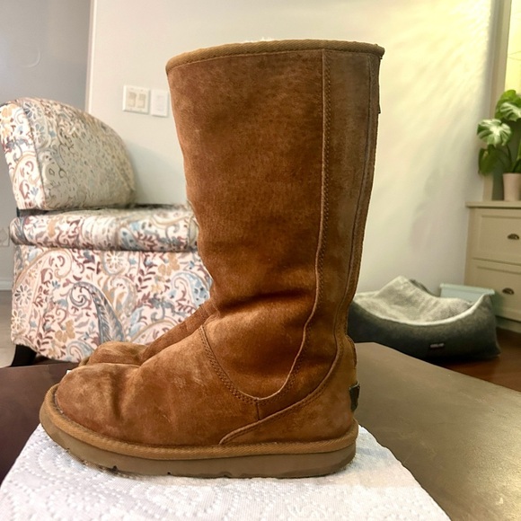 UGG Tall Knightsbridge Tan Boots size 36 - Picture 8 of 12
